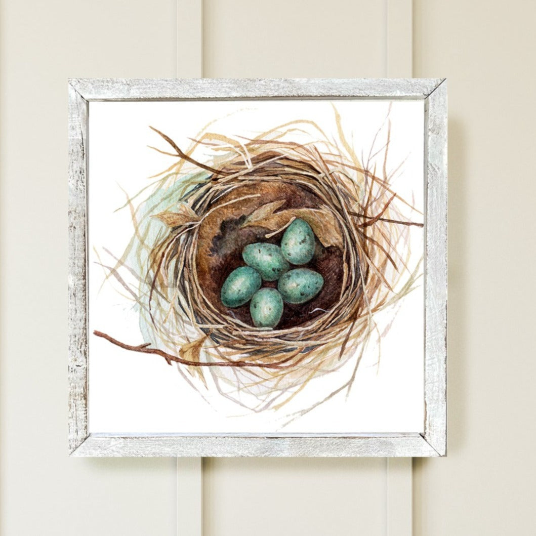 Brand New, Just Finished, Hand Painted of an Bird deals Nest and