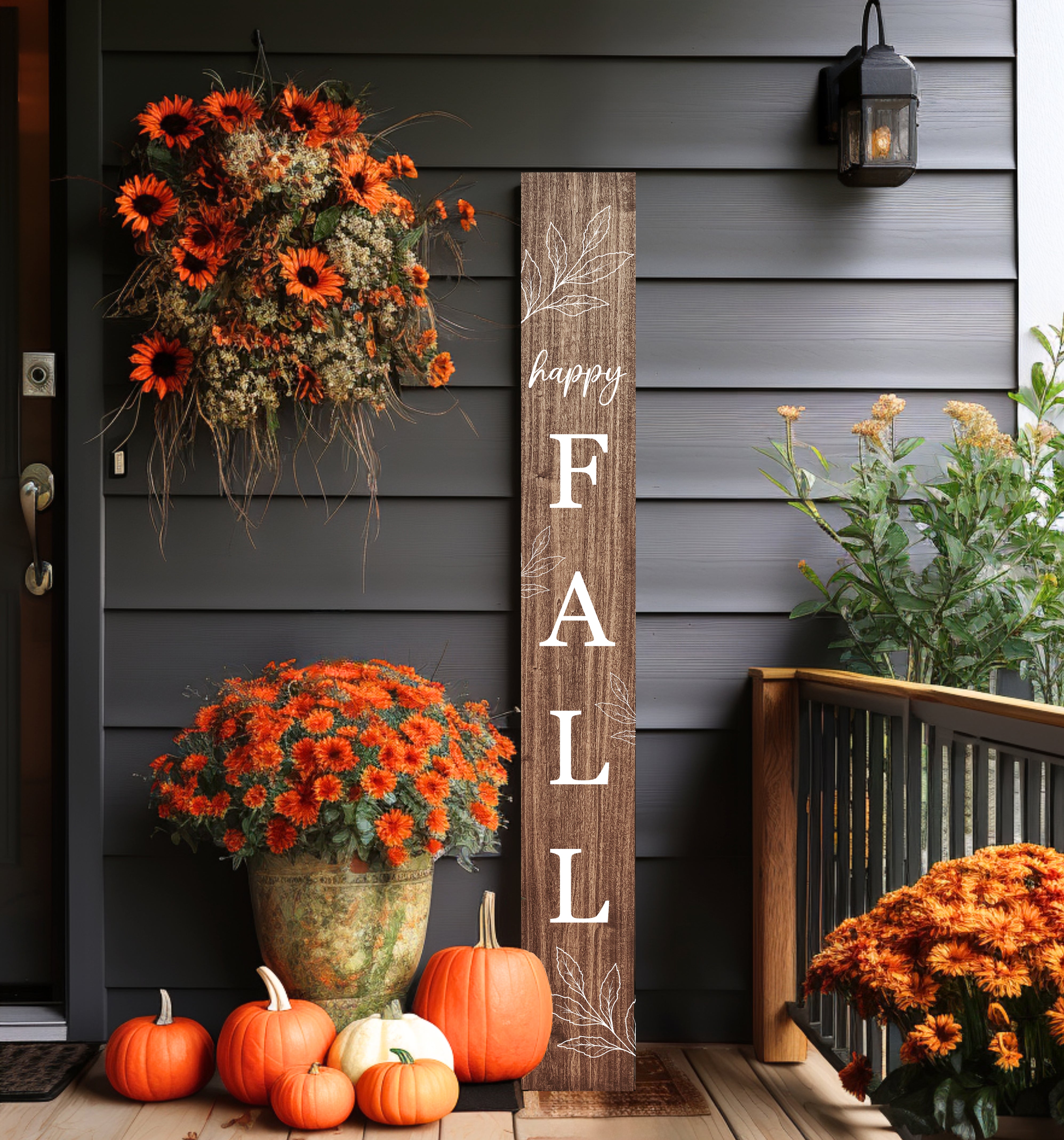 Happy Halloween, Fall Porch Sign , Fall Porch Decor for Front Porch, hotsell Front Porch Leaner