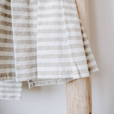 Striped Ruffled Hand Towel - Mulberry Market Designs