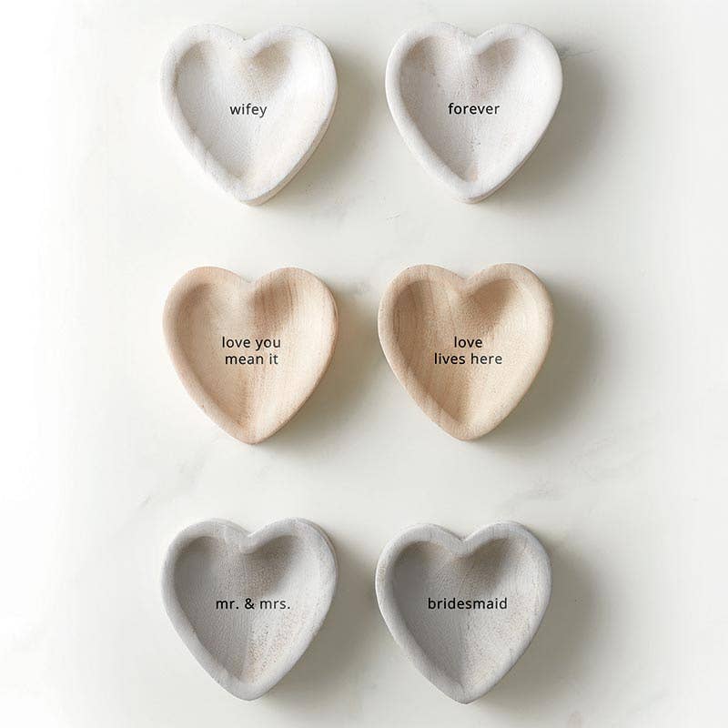 "Forever" Heart Trinket Tray