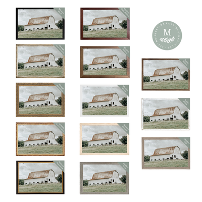 Old Rustic Barn Framed Art Print - Mulberry Market Designs