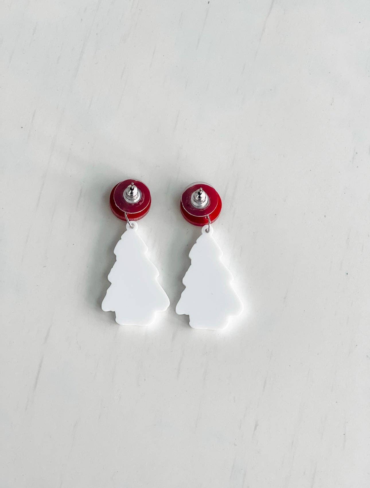 Christmas Tree Cake Earrings - Mulberry Market Designs