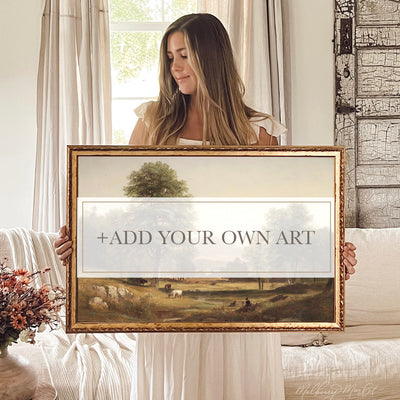 Add Your Own Photo or Art | Vintage Framed Family Photo Prints