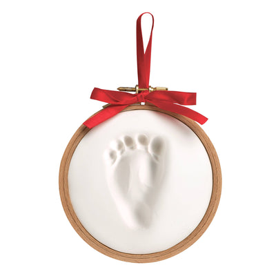 Baby Hand/Foot Print Keepsake Christmas Ornament - Mulberry Market Designs