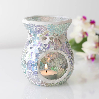 Iridescent Mosiac Tea Light Candle Holder - Mulberry Market Designs