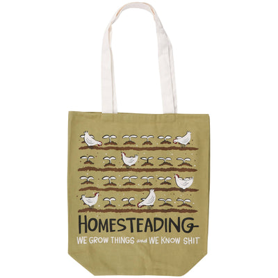 Chicken Homesteading Tote Bag