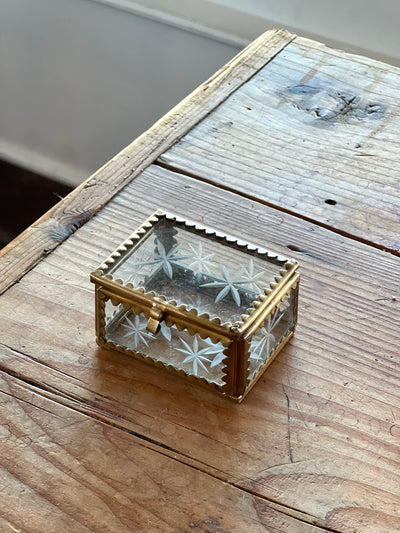 Gold Star Trinket Box