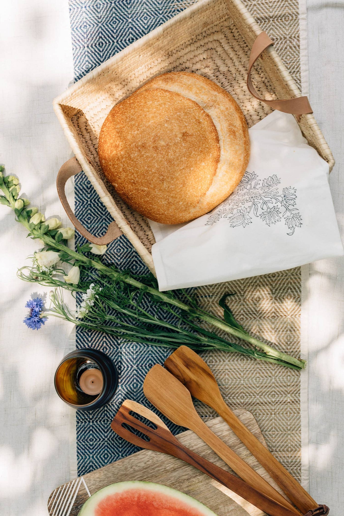 Woven Handled Basket