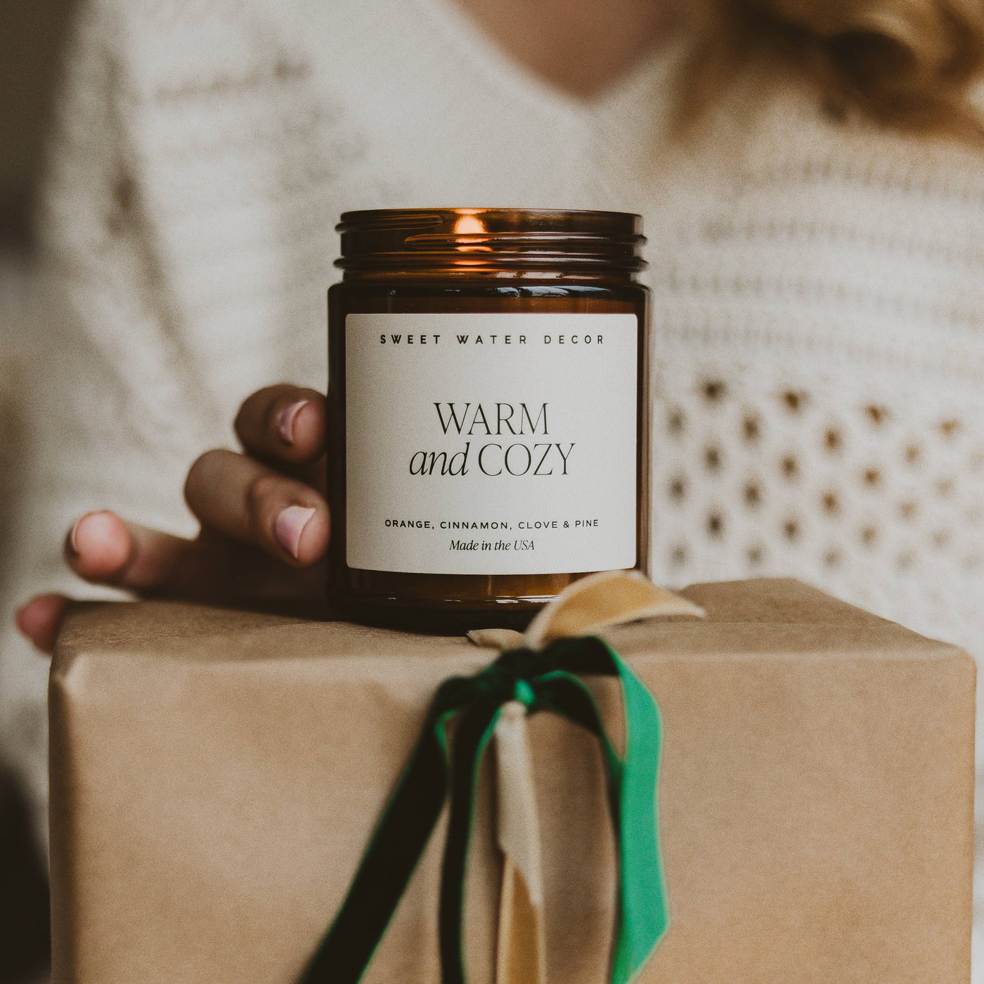 Warm and Cozy Soy Candle - Mulberry Market Designs