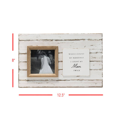 Counting Blessings Mom Photo Frame - Mulberry Market Designs