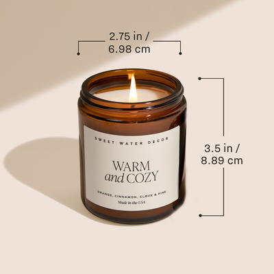 Warm and Cozy Soy Candle - Mulberry Market Designs