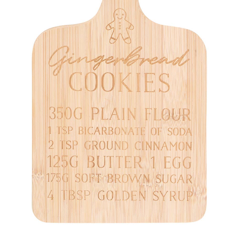 Christmas Gingerbread Cookie Serving Board