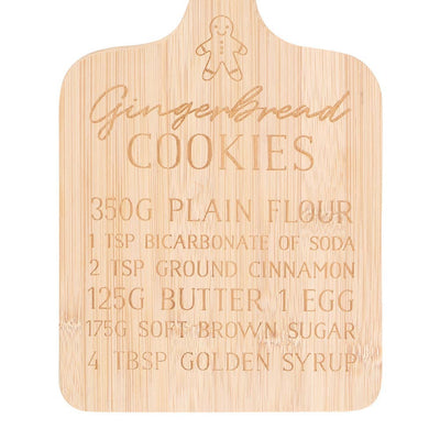 Christmas Gingerbread Cookie Serving Board