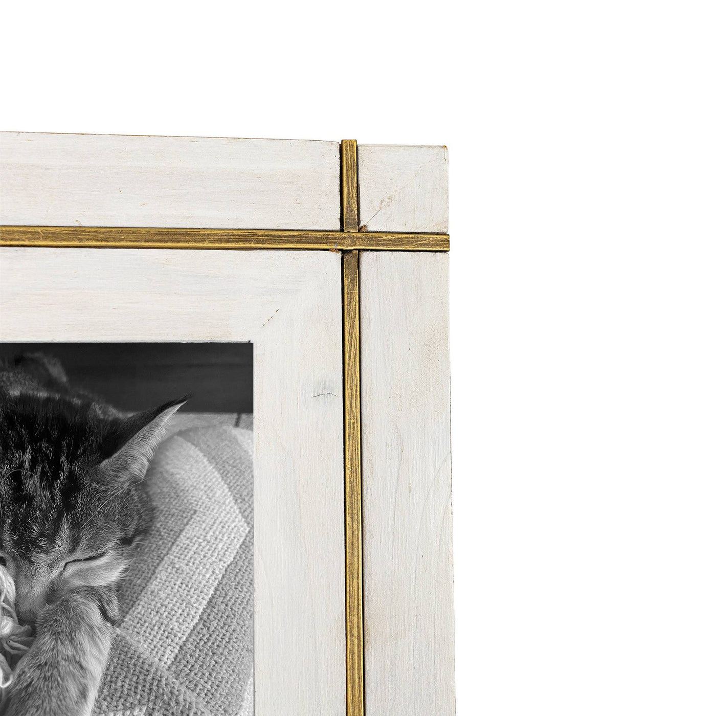 Brass Bordered 4x6 Picture Frame - Mulberry Market Designs