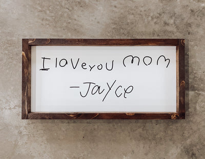 Handwriting Keepsake Sign | Framed Handwriting Sign | Handwritten Recipe | Wedding Gift - Mulberry Market Designs