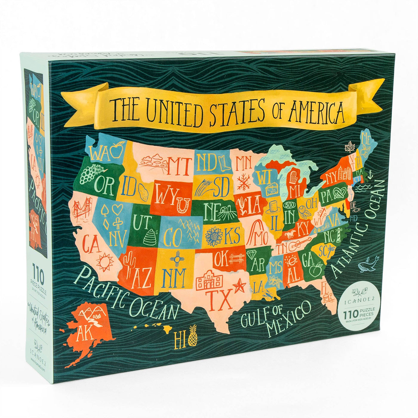 The United States of America Jigsaw Puzzle - Mulberry Market Designs