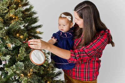 Baby Hand/Foot Print Keepsake Christmas Ornament - Mulberry Market Designs