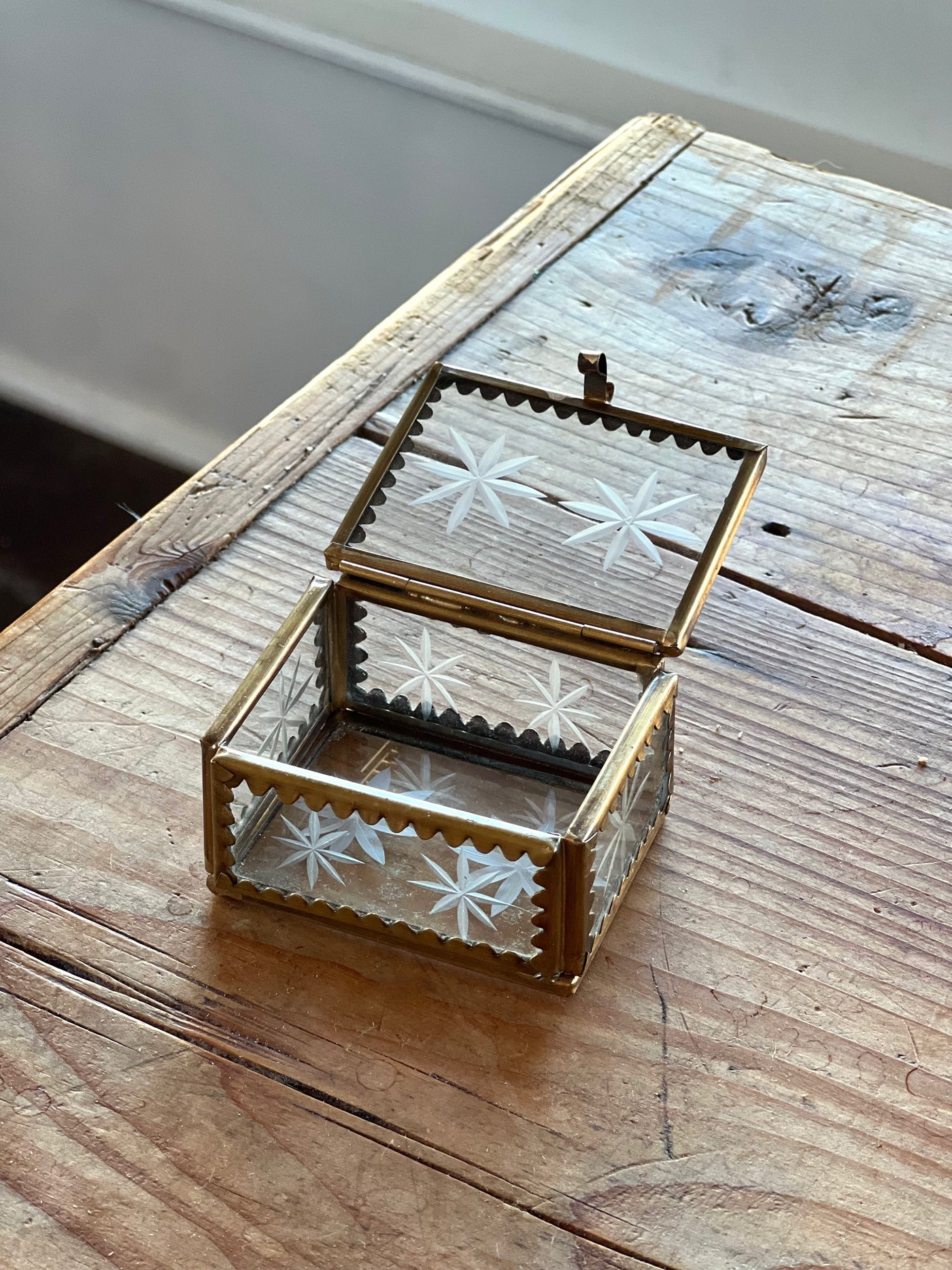 Gold Star Trinket Box