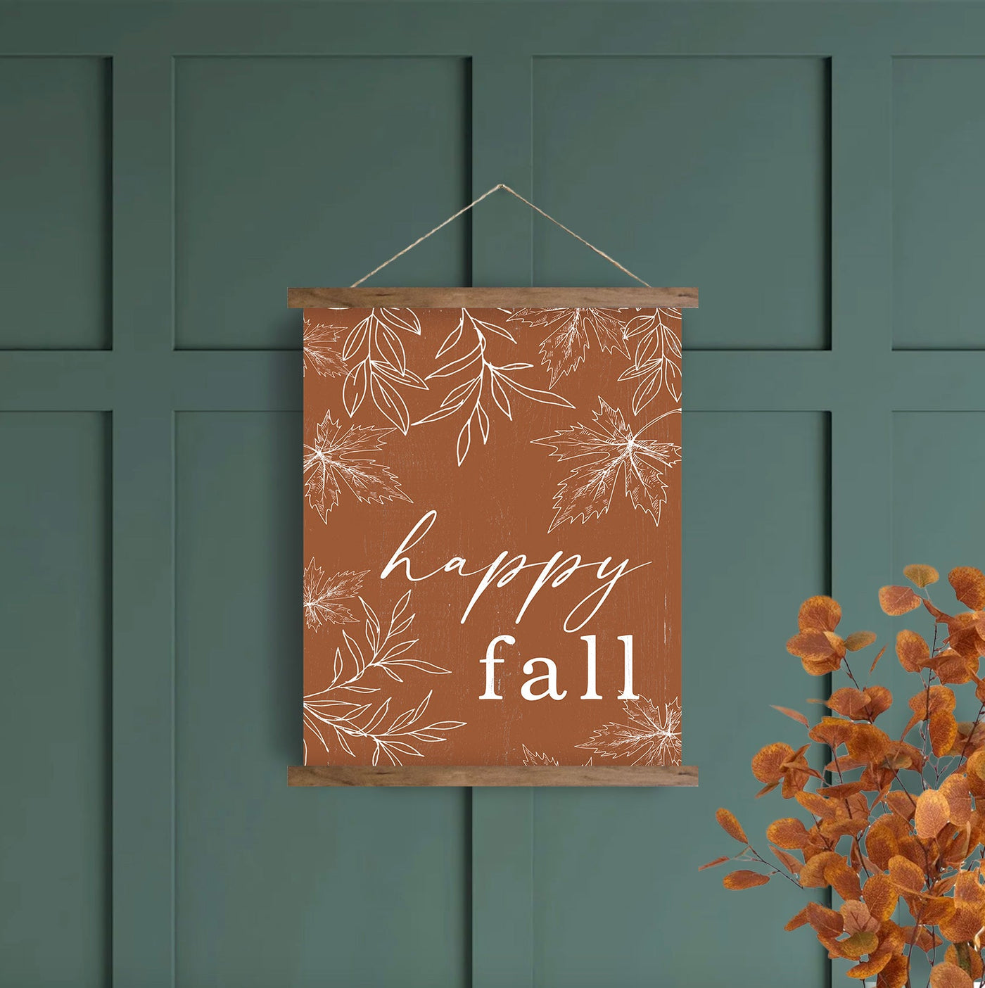 Happy Fall Canvas Wall Art - Mulberry Market Designs