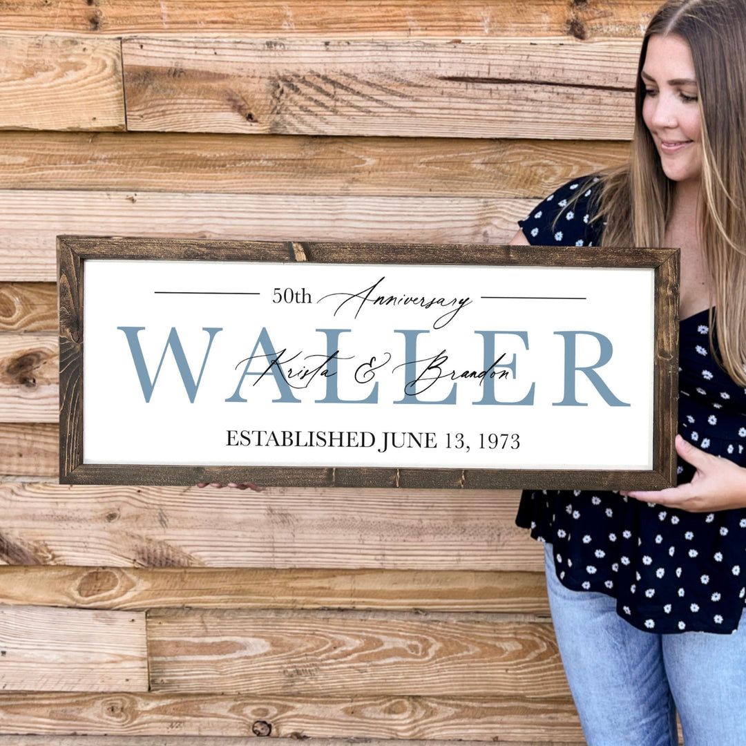 Family Name Sign Last Name Established Signs Gift for Her Modern Farmhouse Personalized Last Name popular Sign Modern Name Sign Rustic Canvas Print