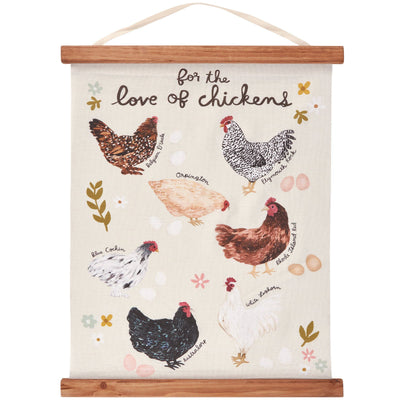 For The Love Of Chickens Hanging Wall Decor