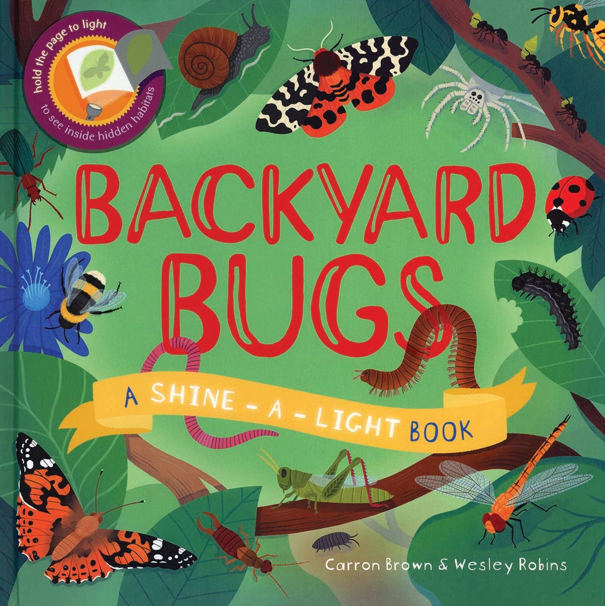 Shine-A-Light: Backyard Bugs Book - Mulberry Market Designs