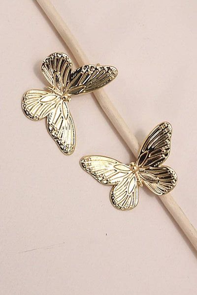 Gold Butterfly Earrings - Mulberry Market Designs