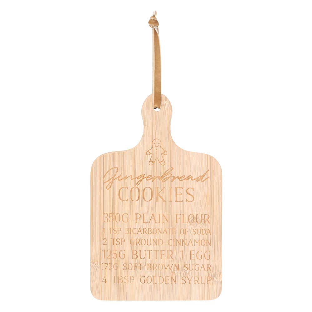 Christmas Gingerbread Cookie Serving Board