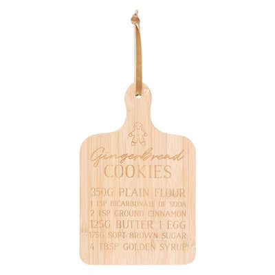 Christmas Gingerbread Cookie Serving Board