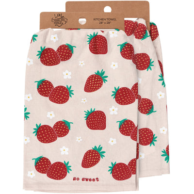 Strawberry So Sweet Kitchen Towel