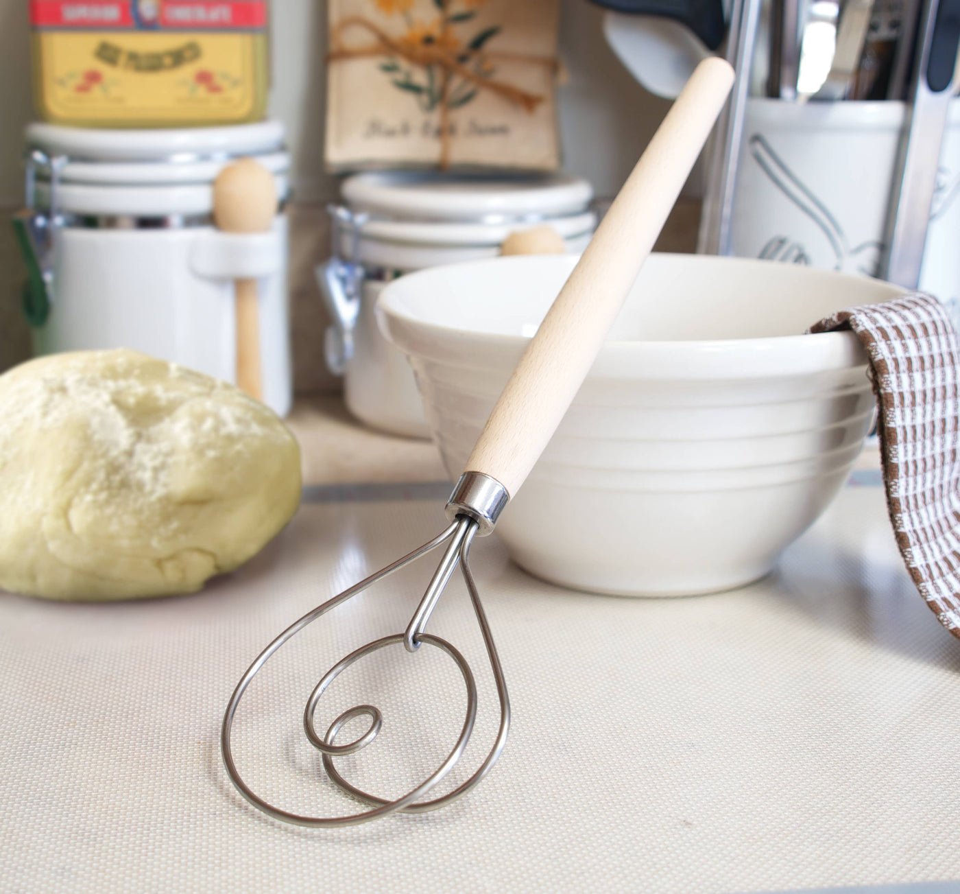 Danish Dough Whisk - Mulberry Market Designs