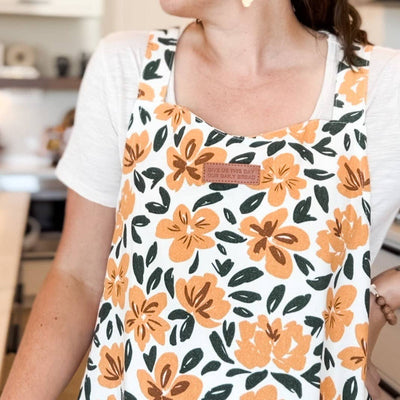 Matthew 6:11 Floral Apron - Mulberry Market Designs