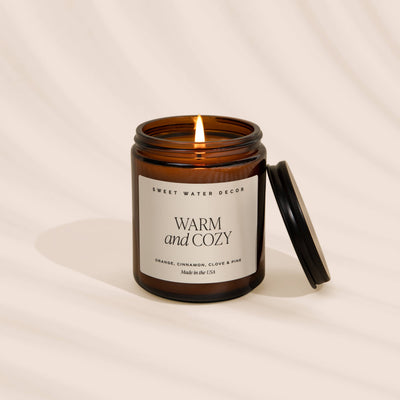 Warm and Cozy Soy Candle - Mulberry Market Designs