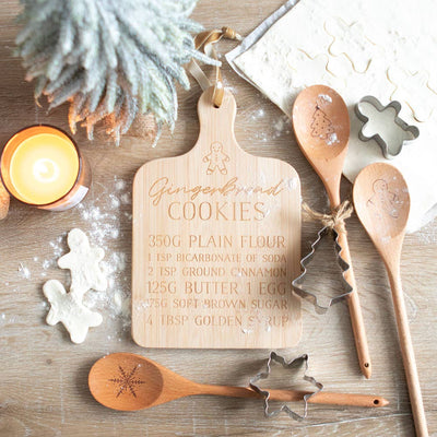 Christmas Gingerbread Cookie Serving Board