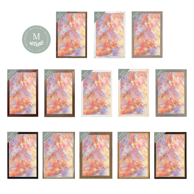 Pastel Abstract Modern Wall Art - Mulberry Market Designs