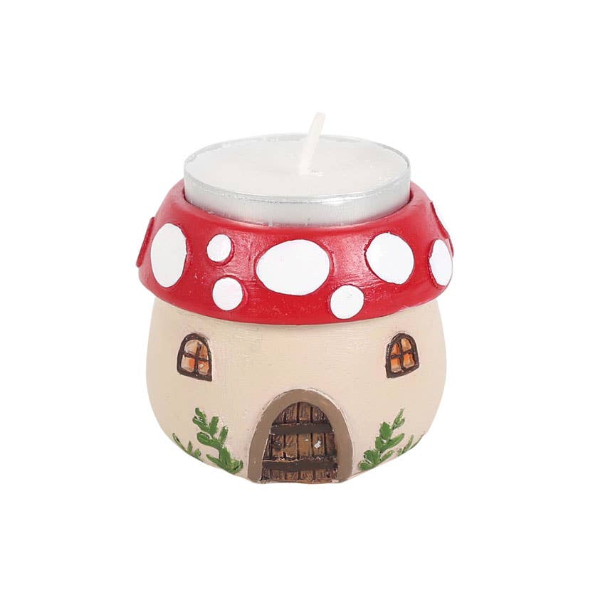 Mushroom House Tea Light Holder - Mulberry Market Designs