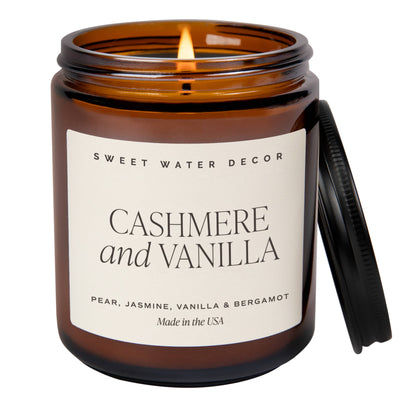 Cashmere and Vanilla 9 oz Soy Candle