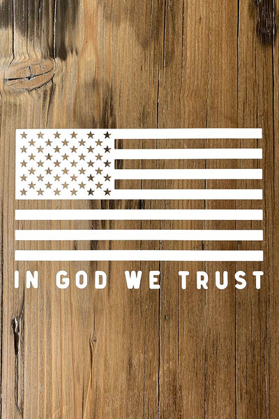 In God We Trust Decal - Mulberry Market Designs