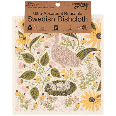 Spring Duck & Rabbit Swedish Cloth Set