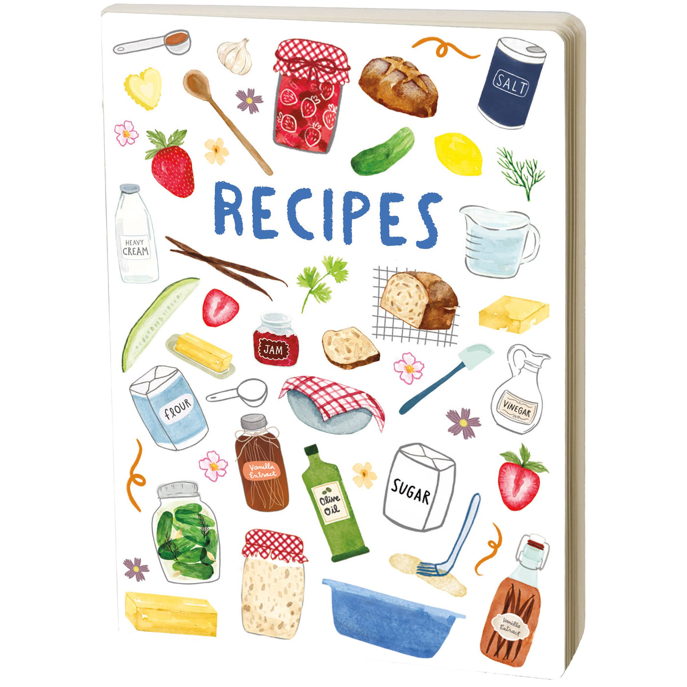 Illustrated Recipe Book Journal