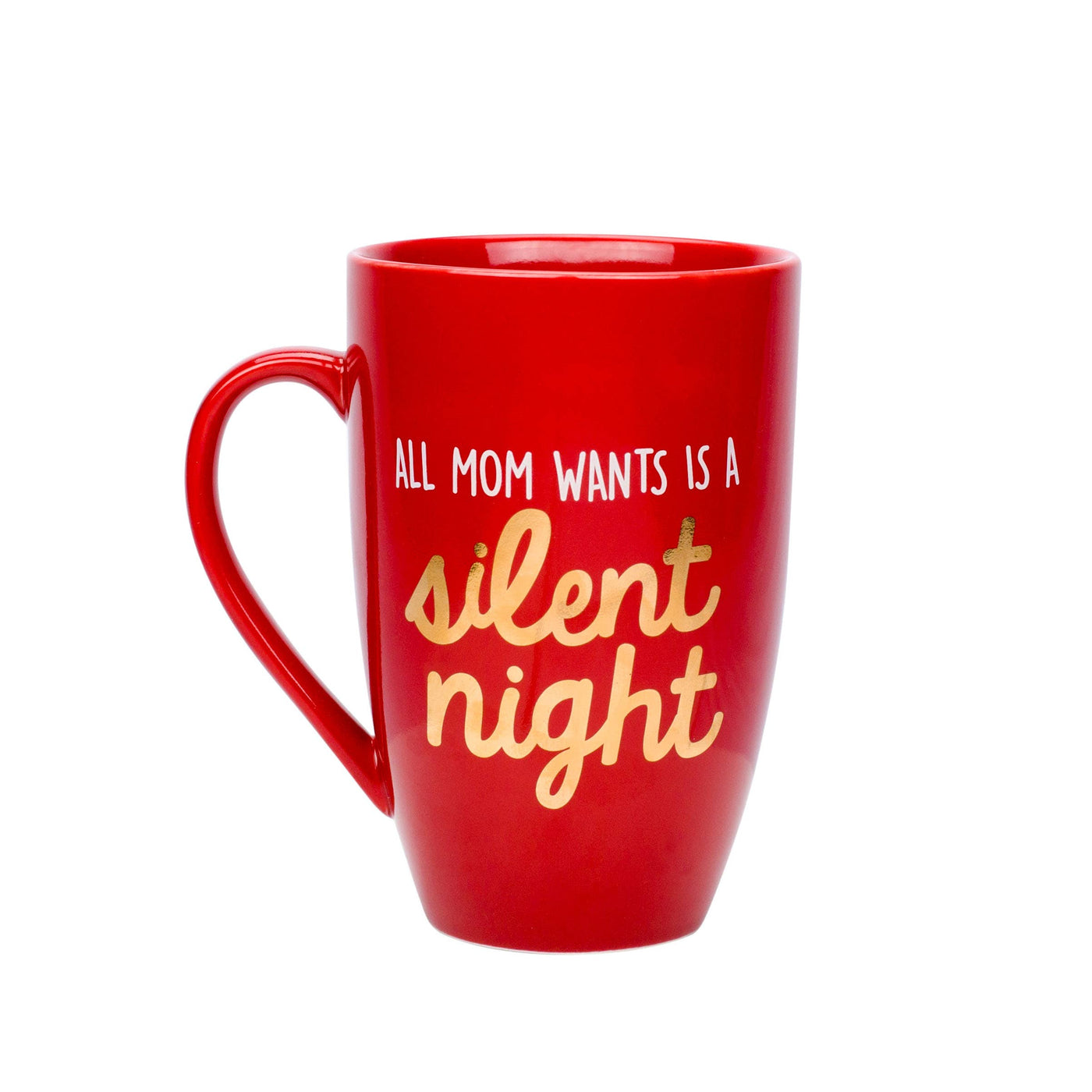 All Mom Wants is a Silent Night Christmas Mug - Mulberry Market Designs