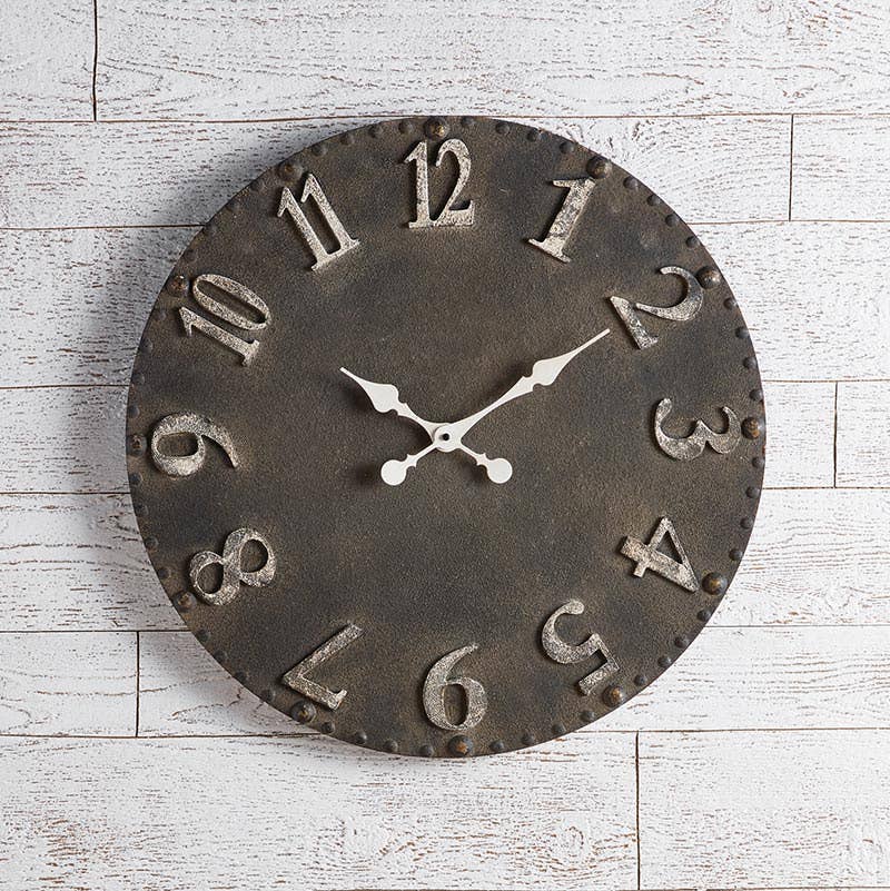 Vintage Metal Wall Clock