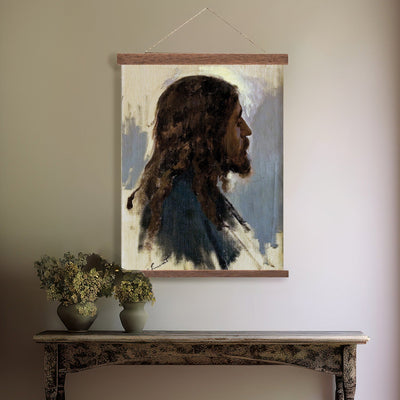 Portrait of Jesus Canvas Wall Art - Mulberry Market Designs