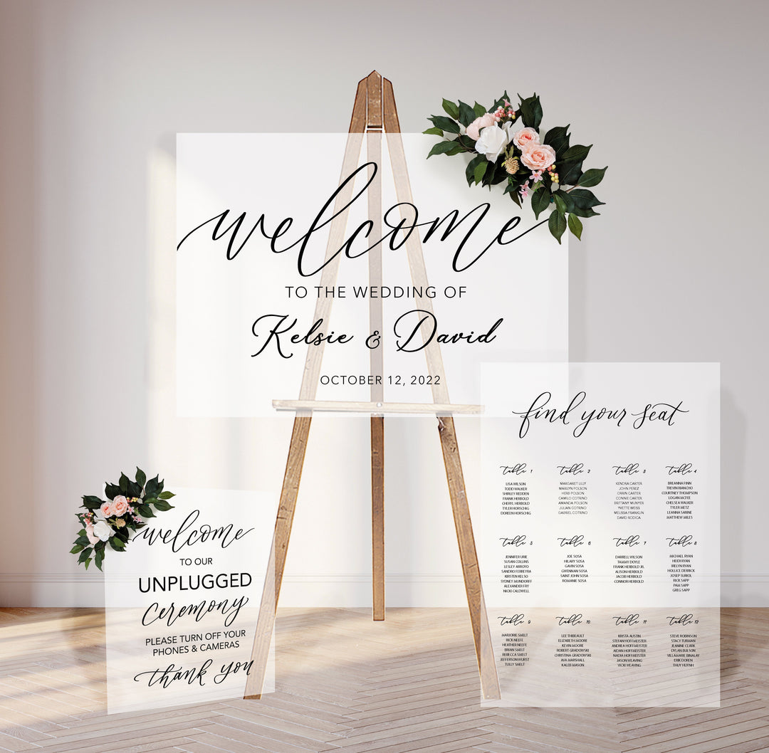 Wedding sign orders package #1