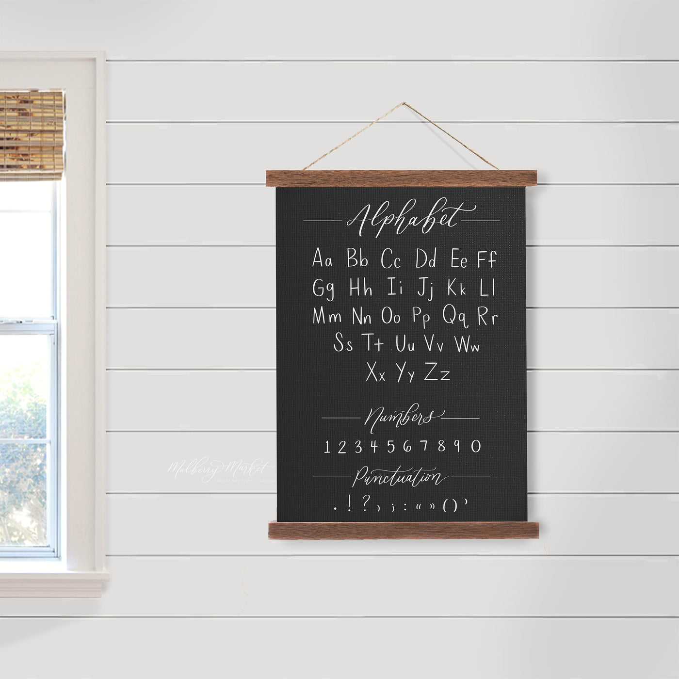 Alphabet Canvas Art Hanging