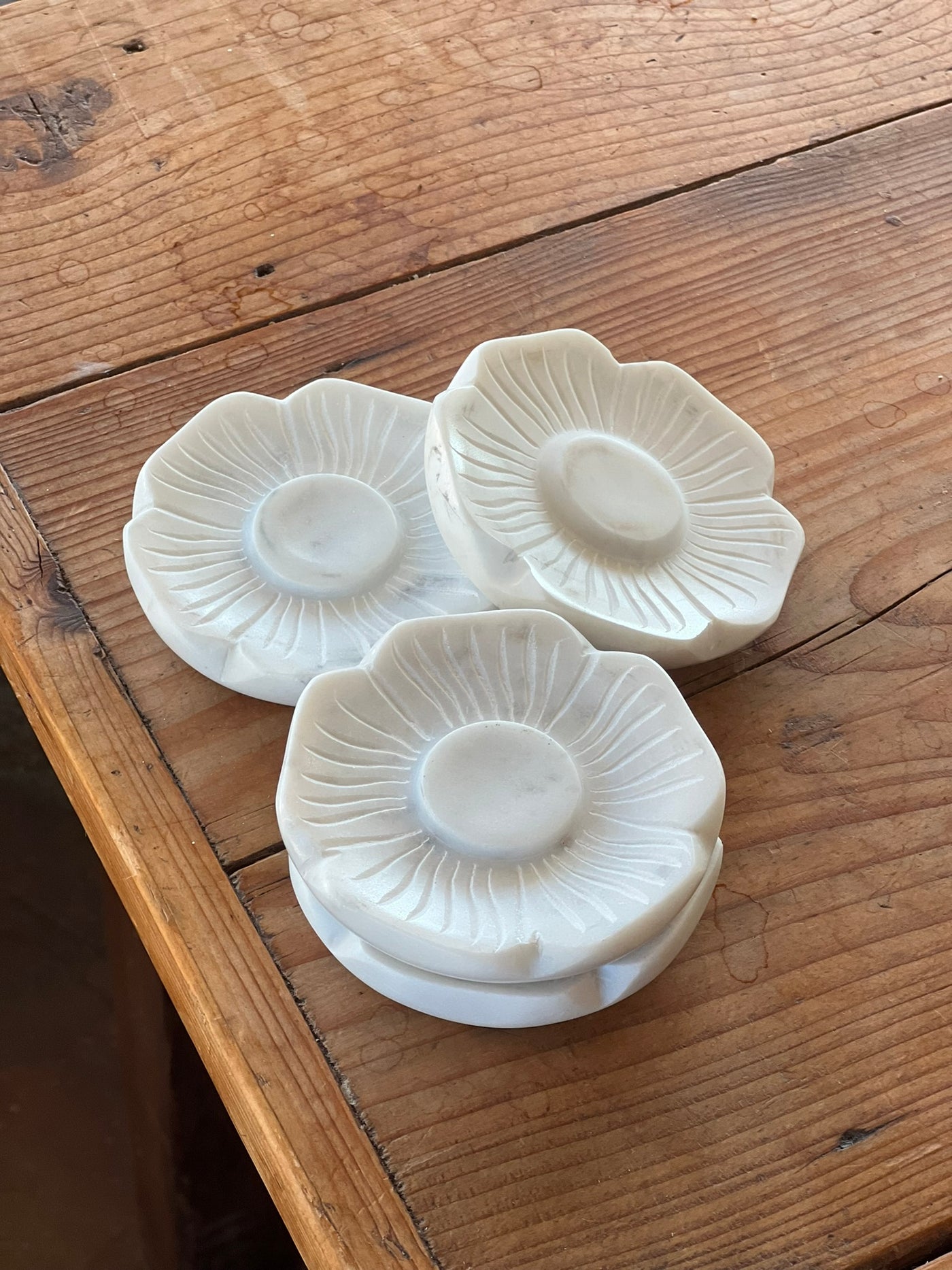 Marble Flower Spoon Rest