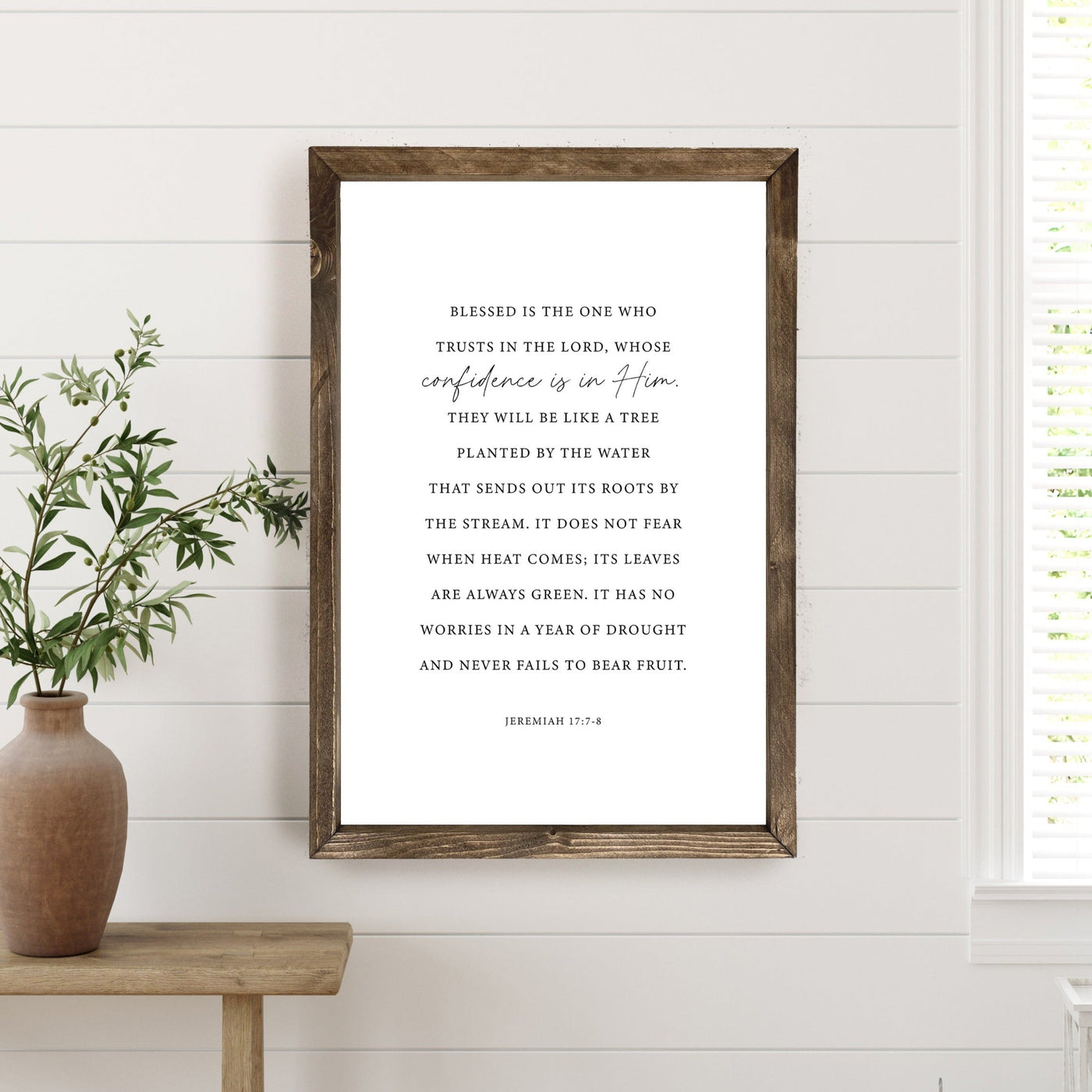 Blessed Is The One | Christian Wall Art