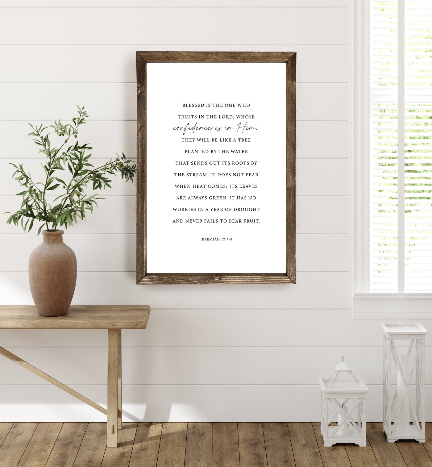 Blessed Is The One | Christian Wall Art