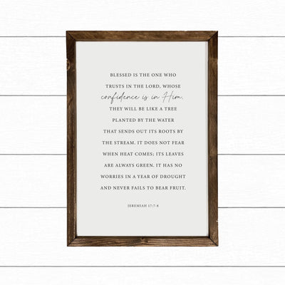 Blessed Is The One | Christian Wall Art