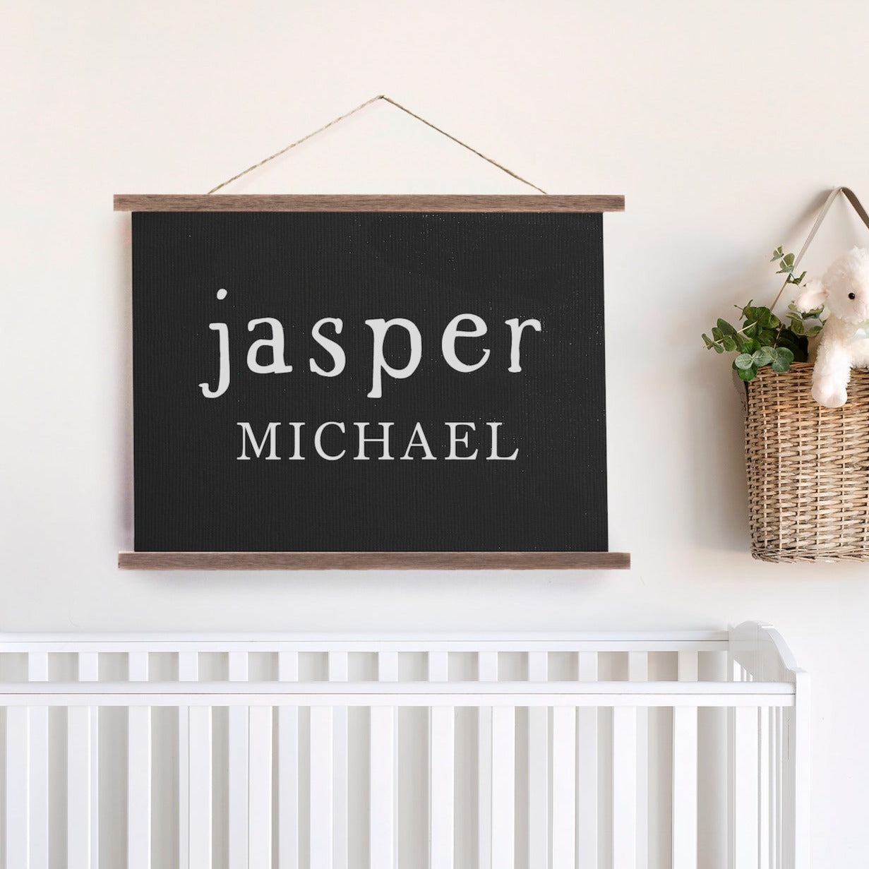 Personalized Name Nursery Canvas Sign - Mulberry Market Designs